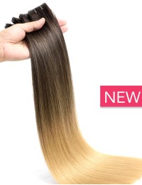 Extension Invisible Ombré Hair Balayage Mocca