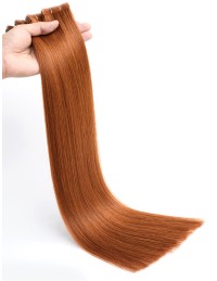 Extension Adhésive Invisible, cheveux naturels Ginger