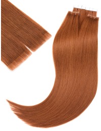 Invisible Tape Haarverlängerungen, Echthaar Ginger Invisible Tape Haarverlängerungen, Echthaar Ginger