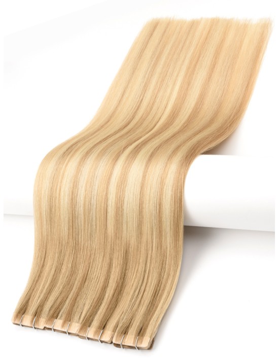 Extension Bande Adhésive Invisible Balayage Bronde Cendré