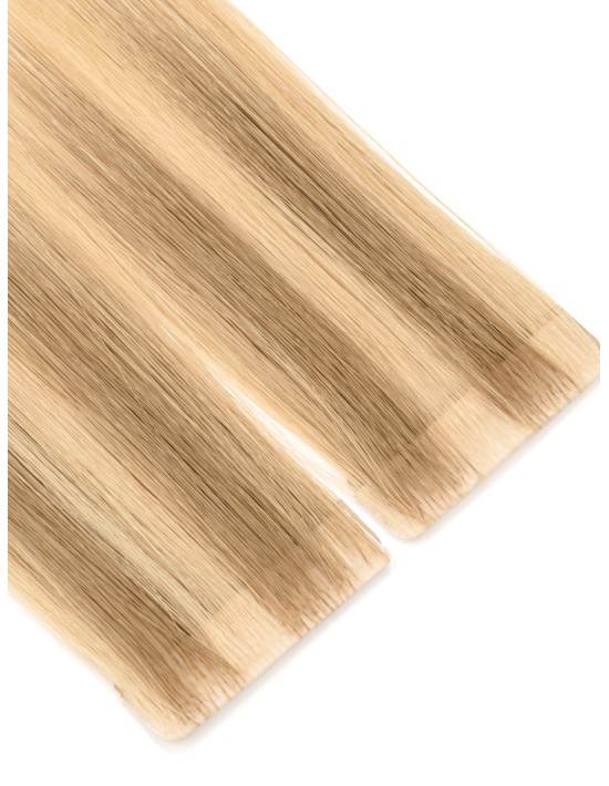 Extension Bande Adhésive Invisible Balayage Bronde Cendré