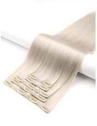 Clips In Silver-Grau Haarverlängerung mit wundervollem Echthaar - Extens Hair Clips In Silver-Grau Haarverlängerung mit wundervollem Echthaar - Extens Hair