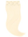 Haar Clips Extensions Echthaar Platinblond - Extens Hair