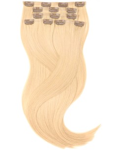 Haar Clips Extensions Echthaar Honigblond