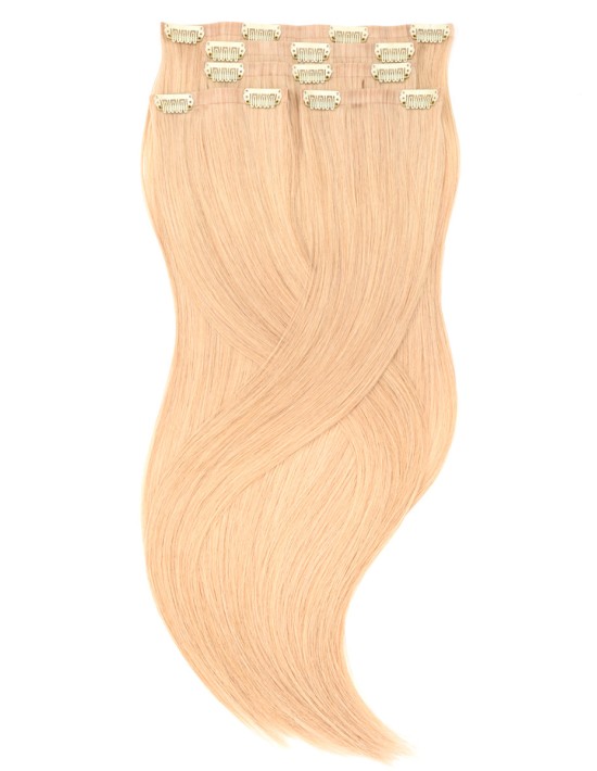 Günstig Echthaar ♡ Clip Extensions Kastanienbraun ♡ Exten's Hair