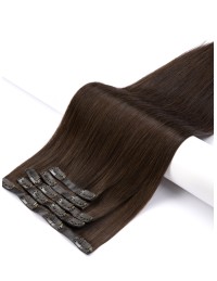 Hair Extension Clip Brun Foncé - Seamless - Simple et Rapide Hair Extension Clip Brun Foncé - Seamless - Simple et Rapide
