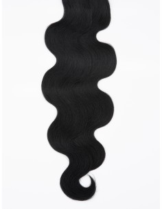 Rajout Clip 1 Noir- Extension à Clips Seamless - Remy Hair sans couture 2