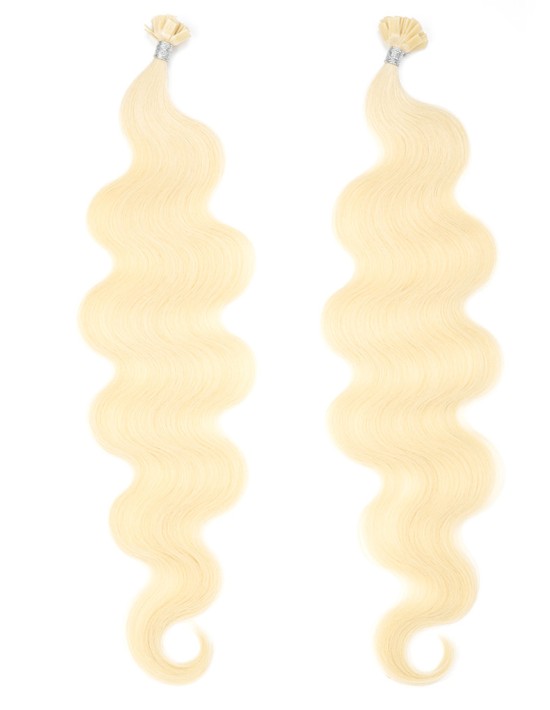 Extension à Chaud ondulée ♥ Cheveux Naturel Kératine [Coffret Deluxe]