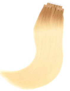 Tape Extension - Ombré & Gesträhntes EchtHaar, 50cm 2