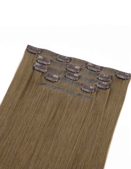 Extension à clip Brun Clair Cendré - Extension naturelle Seamless