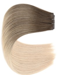 Clip-Haarverlängerung Ombré Moccacino -100% Echthaar Clip-Haarverlängerung Ombré Moccacino -100% Echthaar