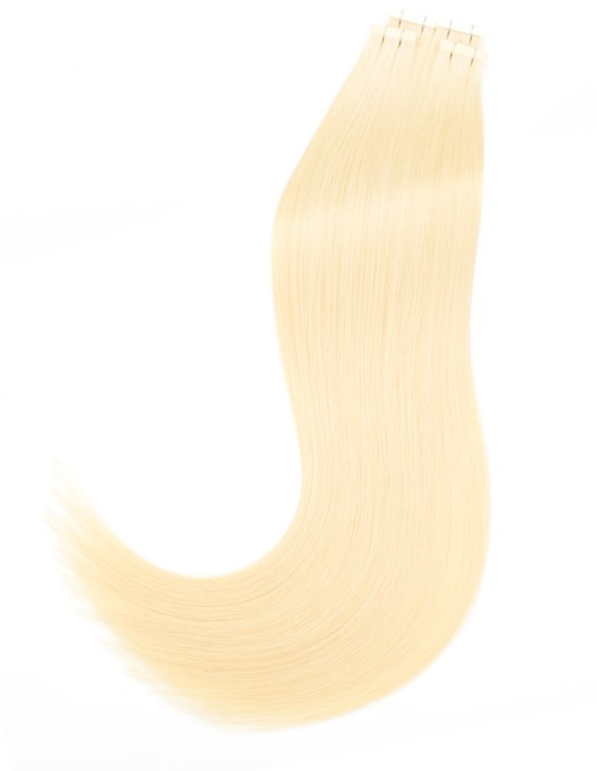 Extension Adhésive Cheveux de 70 cm - Blonde Platine - Extens Hair