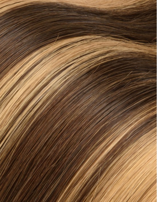 Haarverlängerungen in Mahagonibraun - Beste Tape Hair Extensions