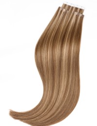 10 Extensions Adhésives méchée Châtain Clair Chocolat - Exten's Hair 10 Extensions Adhésives méchée Châtain Clair Chocolat - Exten's Hair