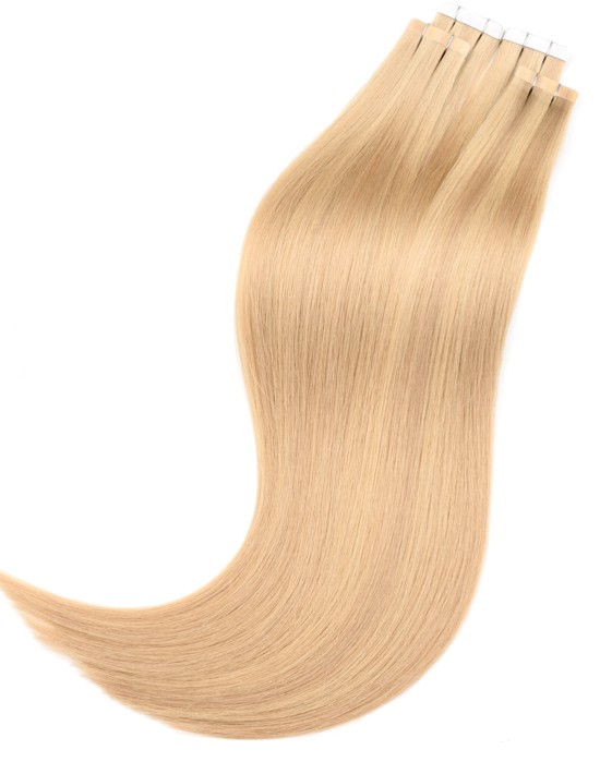 10 Extensions Adhésives méchée Bronde Châtain Doré - Exten's Hair