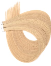 10 Tape-Extensions in Helles Bronde-Kastanienbraun - Best Hair !