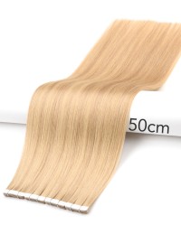 10 Tape-Extensions in Helles Bronde-Kastanienbraun - Best Hair !