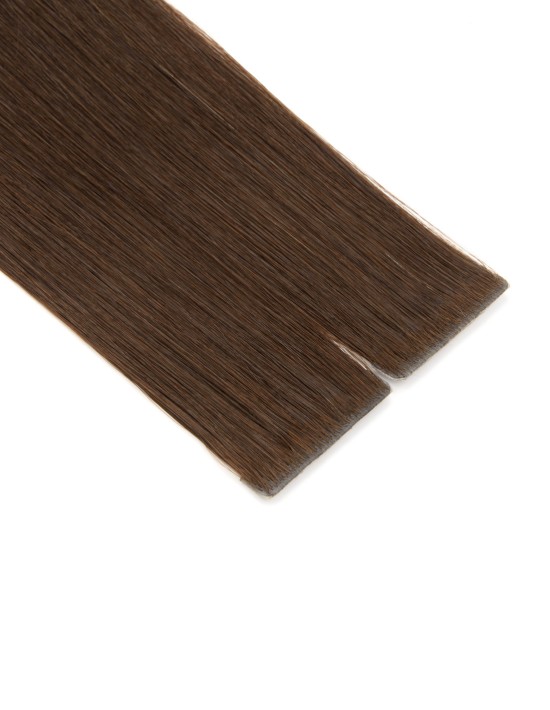 Extension Adhésive Invisible, cheveu naturel Brun foncé 2 - 45/50 cm