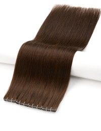 Extension Adhésive Invisible, cheveu naturel Brun foncé 2 - 45/50 cm