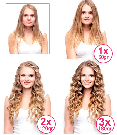Wie viele Seamless tape in extensions werden benötigt?