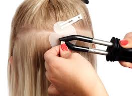 Anbringen – Keratin‑Extensions