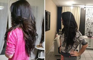 avant apres extensions cheveux