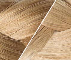 extensions à chaud tie and dye blondes