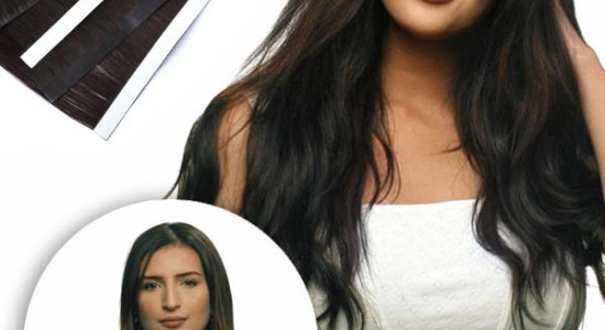 Longues Tapes Hair Extensions Adhésive en Skin WEFT Nouvelle génération !